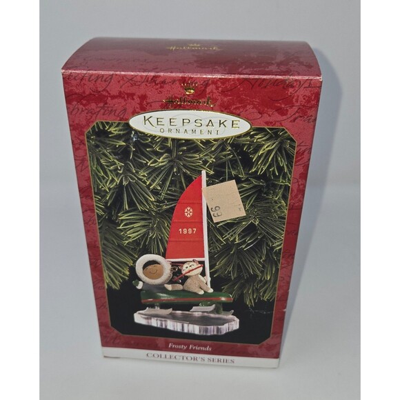 Hallmark Frosty Friends 17 Christmas Ornaments Mostly New in Box 1982-2007 - Picture 6 of 16